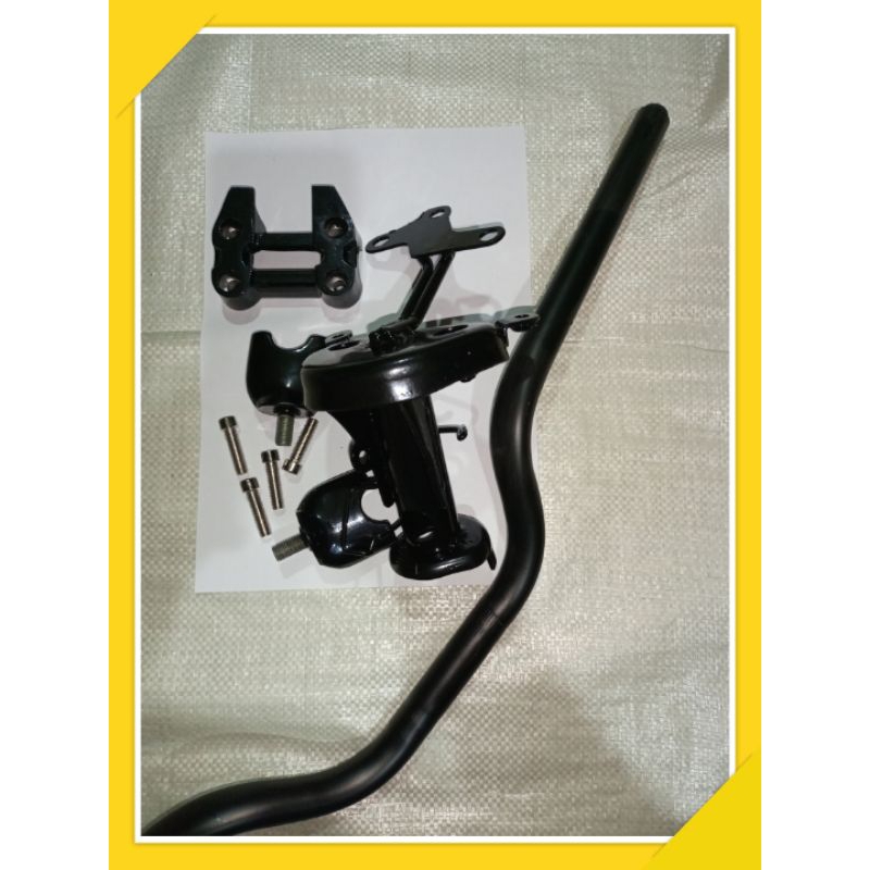 dudukan stang stir beat stret komplit stang