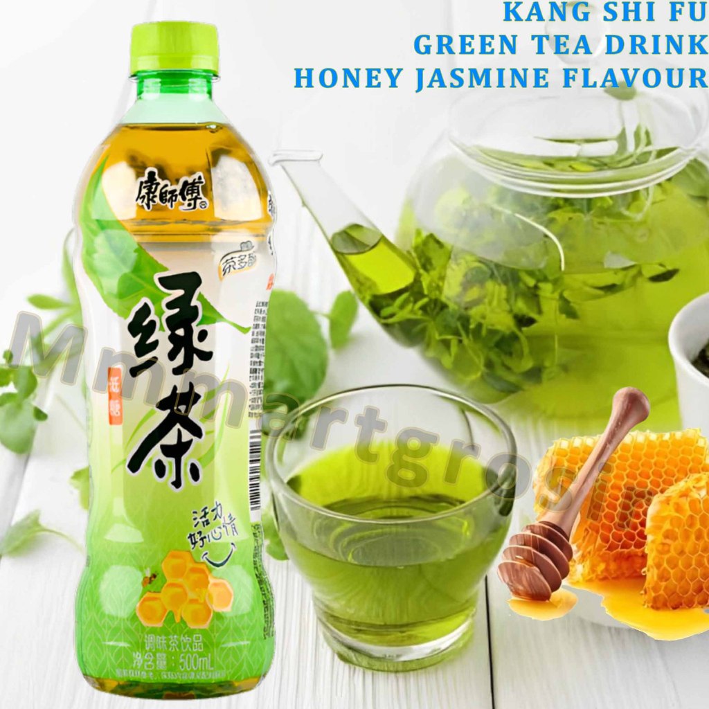 

Kang Shi Fu / Green Tea Drink Honey Jasmine / Minuman Teh Rasa Madu & Melati / 500ml