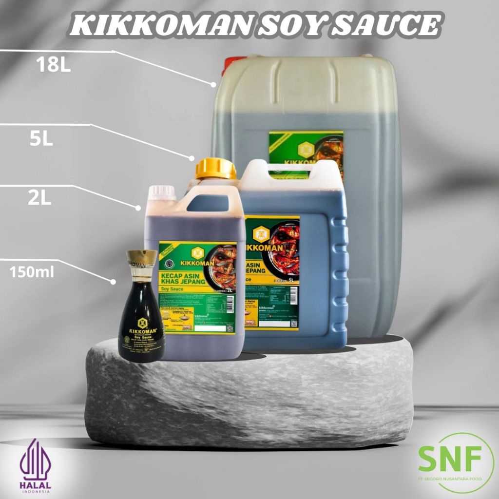 

KIKKOMAN SOY SAUCE | KECAP ASIN KHAS JEPANG
