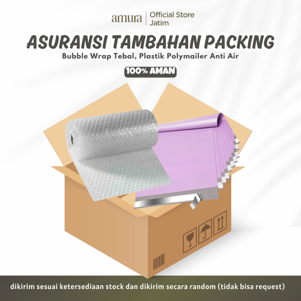 

Extra Bubblewrap & Plastik Tebal Pengiriman Aman Anti Bocor
