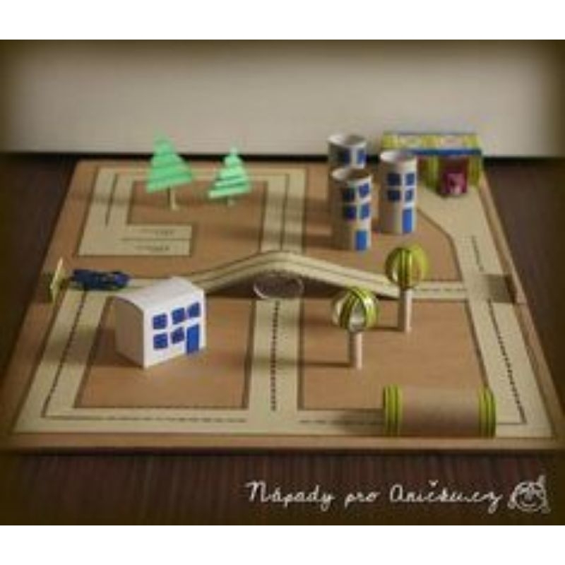 

diorama atau maket costum dari kardus