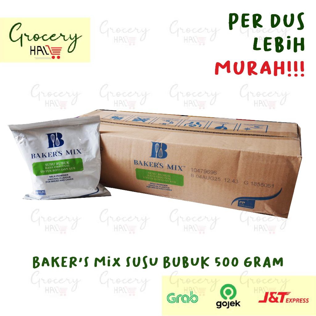 

[ HARGA DUS ] BAKER'S MIX SUSU BUBUK FULL CREAM 500 GRAM - 1 DUS ISI 9