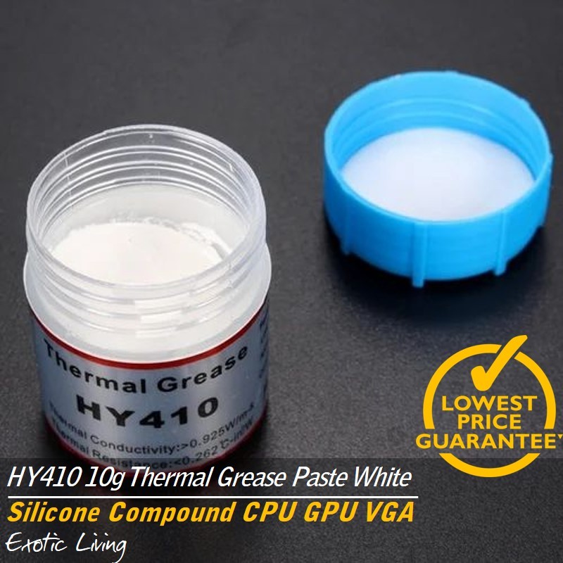 ✦ExoticLiving✦ ORIGINAL Halnziue Thermal Paste CPU Heatsink Silicone Compound Grease 10g - HY410 - G