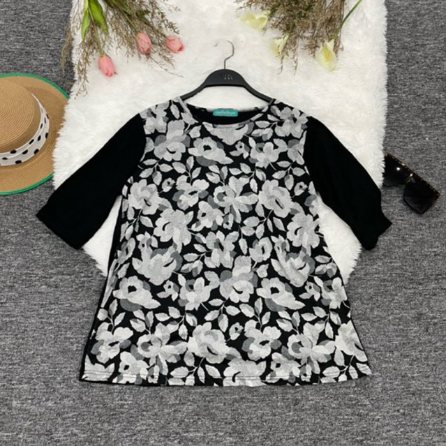 48K SHOP-Atasan wanita / baju wanita / blouse wanita / blouse / blouse murah / blouse motif bunga hi