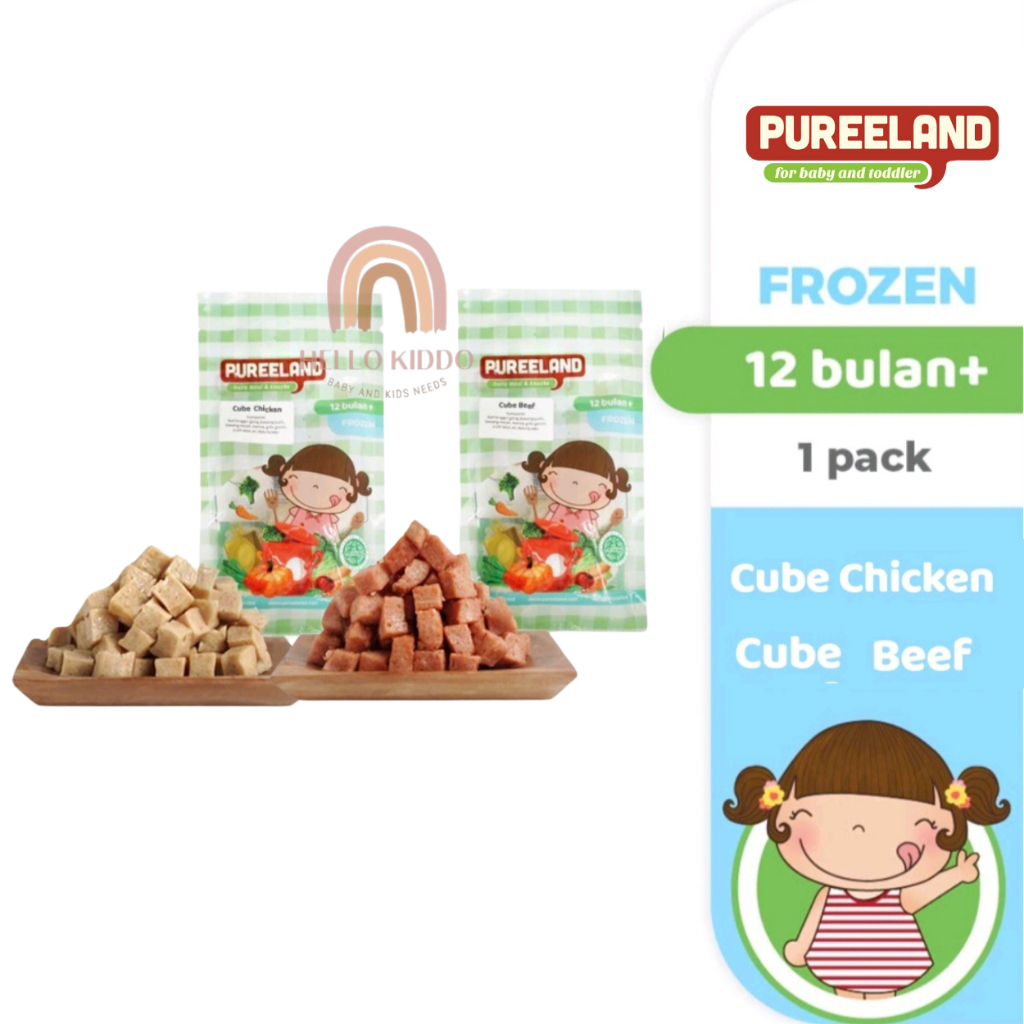 

PUREELAND FROZEN CUBE DAGING CINCANG KOTAK/MAKANAN MPASI