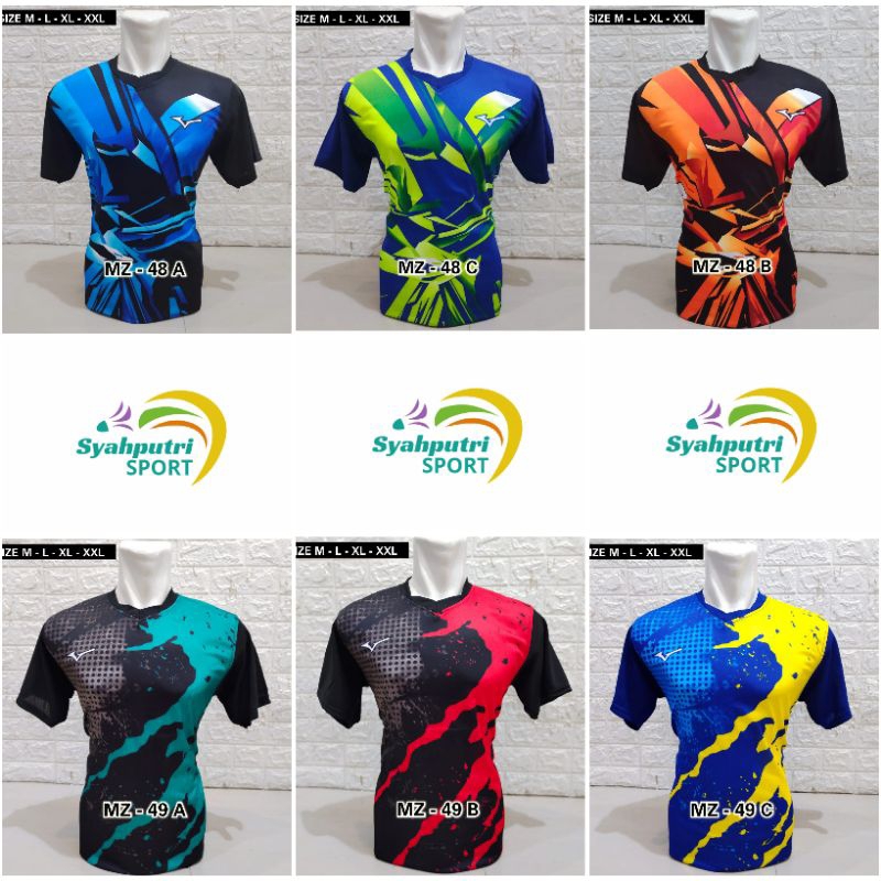 Baju voli mizuno jersey voli printing mizuno motif rajawali