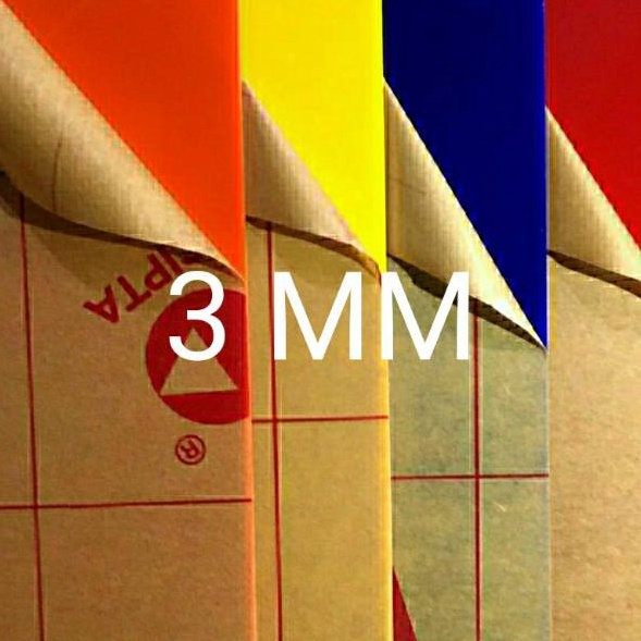 

Terkini Acrylic akrilik lembaran 3mm warna ukuran A 4 21x3cm V49