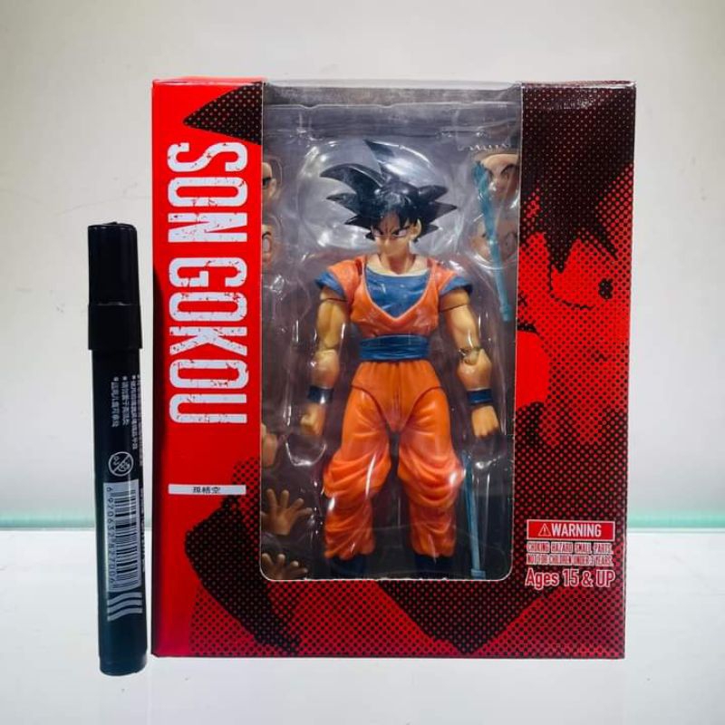 mainan action figureshf son gokou 1 I dragonballshfiguarts recast bandaidragon ball supertinggi seki