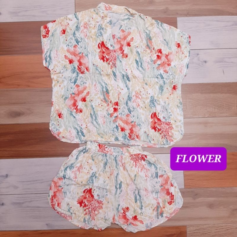 set piyama wanita katun set baju tidur wanita korea set baju tidur katun kaos tidur setelan baju tid