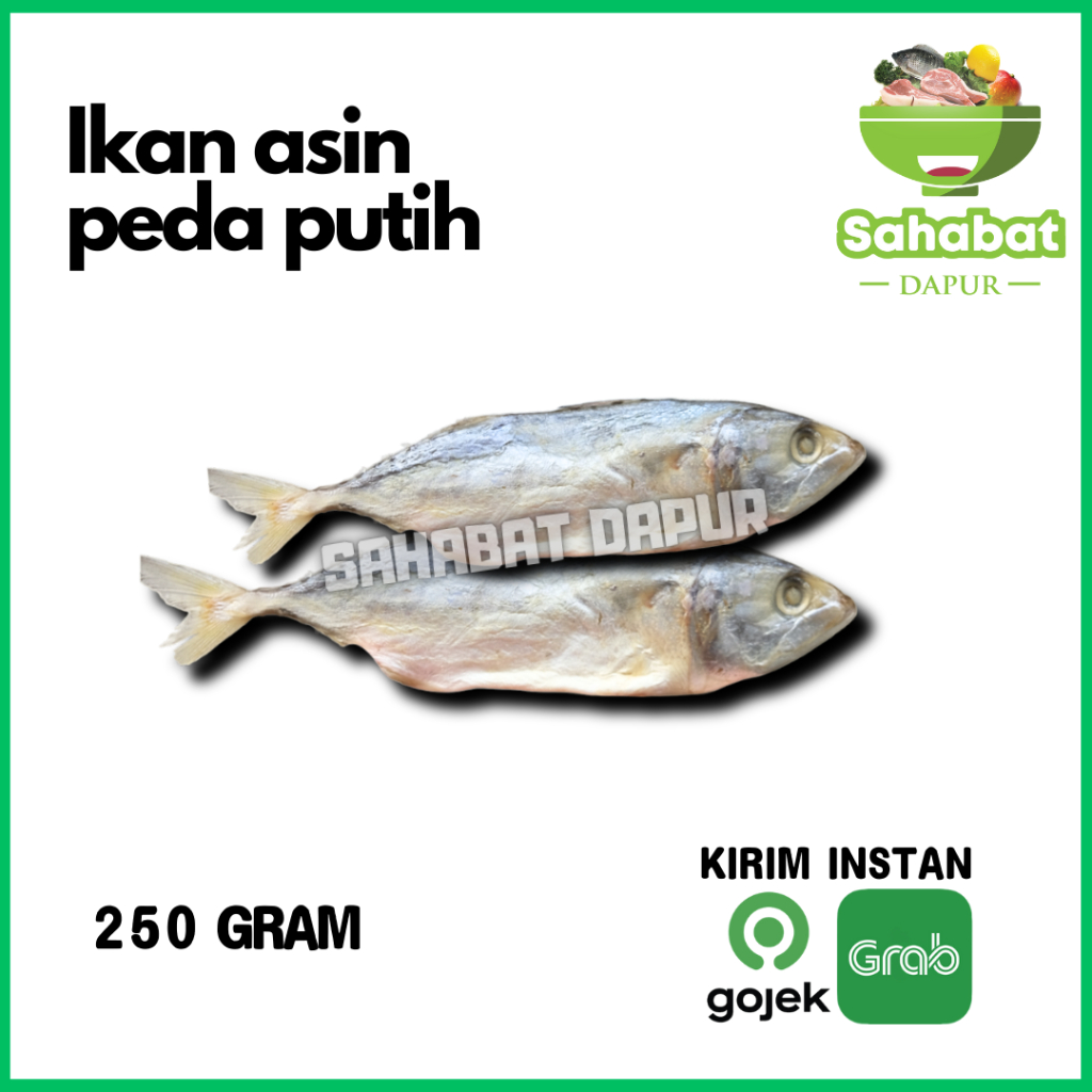 

Ikan Peda Putih 250GR / Ikan Asin Peda Putih - SAHABATdapur