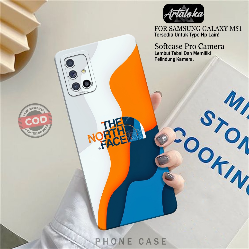 Softcase Hp Samsung Galaxy M51 Fashion Case Branded Case Samsung Galaxy M51 Silikon TPU Pro Camera C