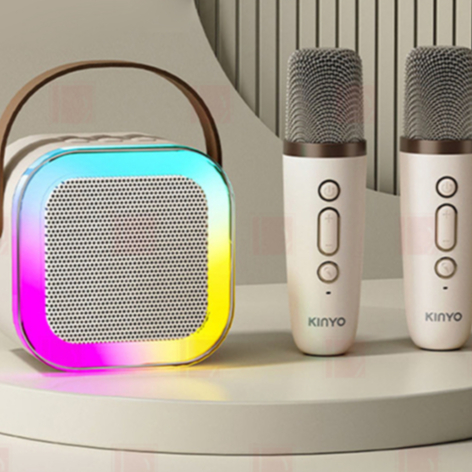Mini Wireless Speaker And Microphone set for Kids 2 Mic Set Salon Bluetooth And Speaker karaoke With