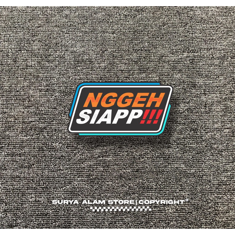 Stiker Nggeh Siap Cutting