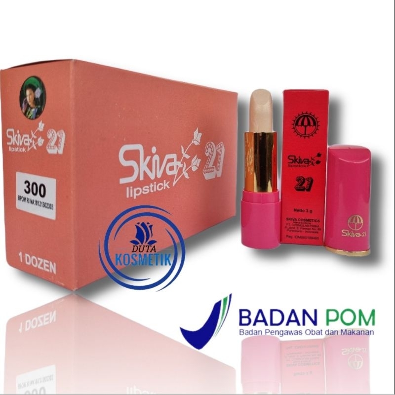 [12 pcs] LIPSTIK SKIVA 21 SERI 300 LUSINAN