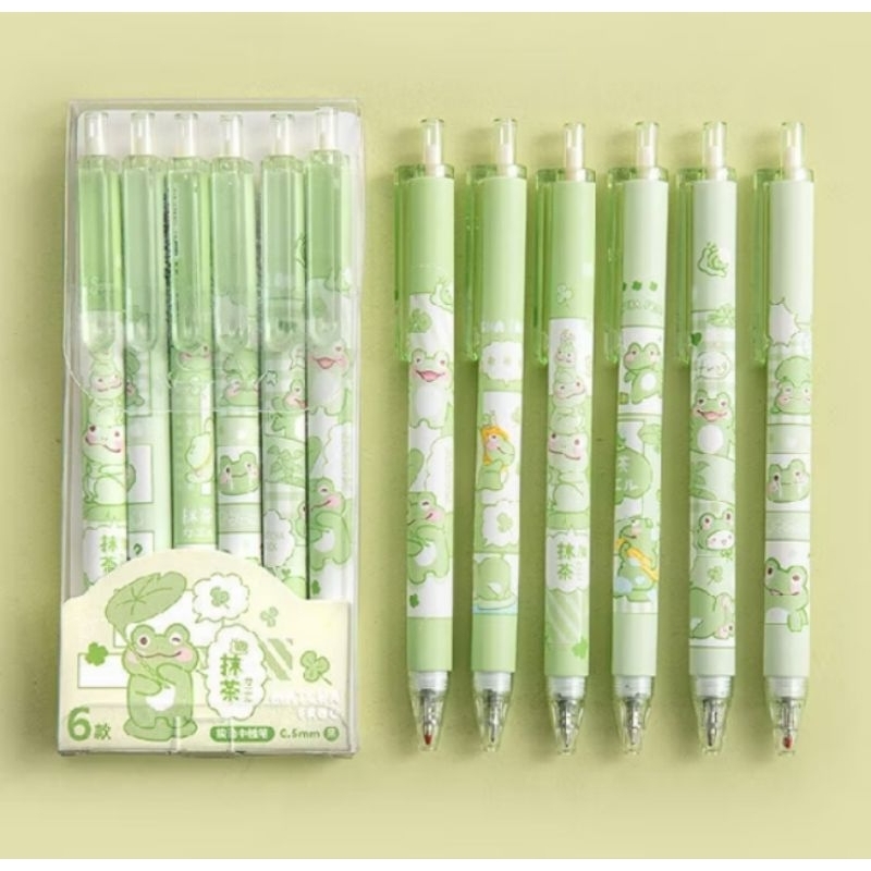 

Pulpen Gel Pena motif pena lucu 0.5 mm pulpen aesthetic Pulpen mekanik
