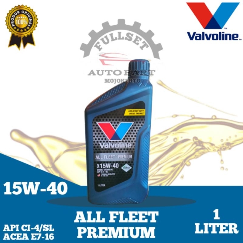 VALVOLINE ALL FLEET 15W-40 HEAVY DUTY DIESEL (1liter)