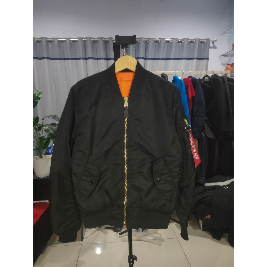ALPHA INDUSTRIES MA1 FLIGHT JACKET REVERSIBEL 2 IN 1