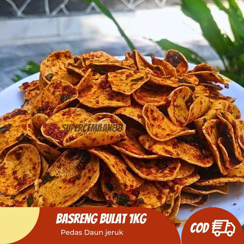 

Basreng bulat pedas daun jeruk 1kg