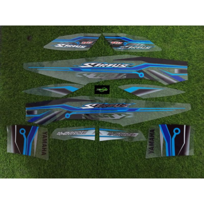 STRIPING TRANSPARAN VEGA R NEW DESAIN SIRIUS VIETNAM