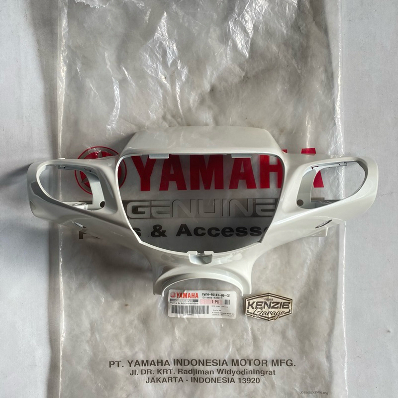 Batok Lampu Depan F1ZR FIZR Putih Special Edition Original YGP 4WH-F6143-00-GE
