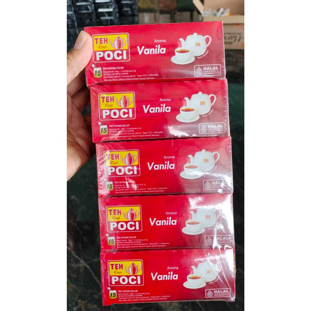 

Teh Poci Celup Aroma Vanila 5 Kotak (1 Kotak isi 15 teh celup)