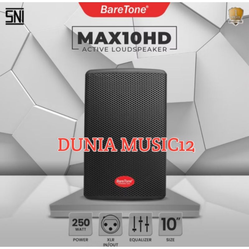 Speaker Aktif Baretone Max10hd Original Speaker aktif 10inch