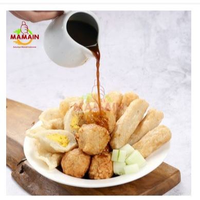 

MAMAIN PEMPEK IKAN ISI 8 PCS 350gr / Pempek Frozen Food / Camilan murah meriah keluarga