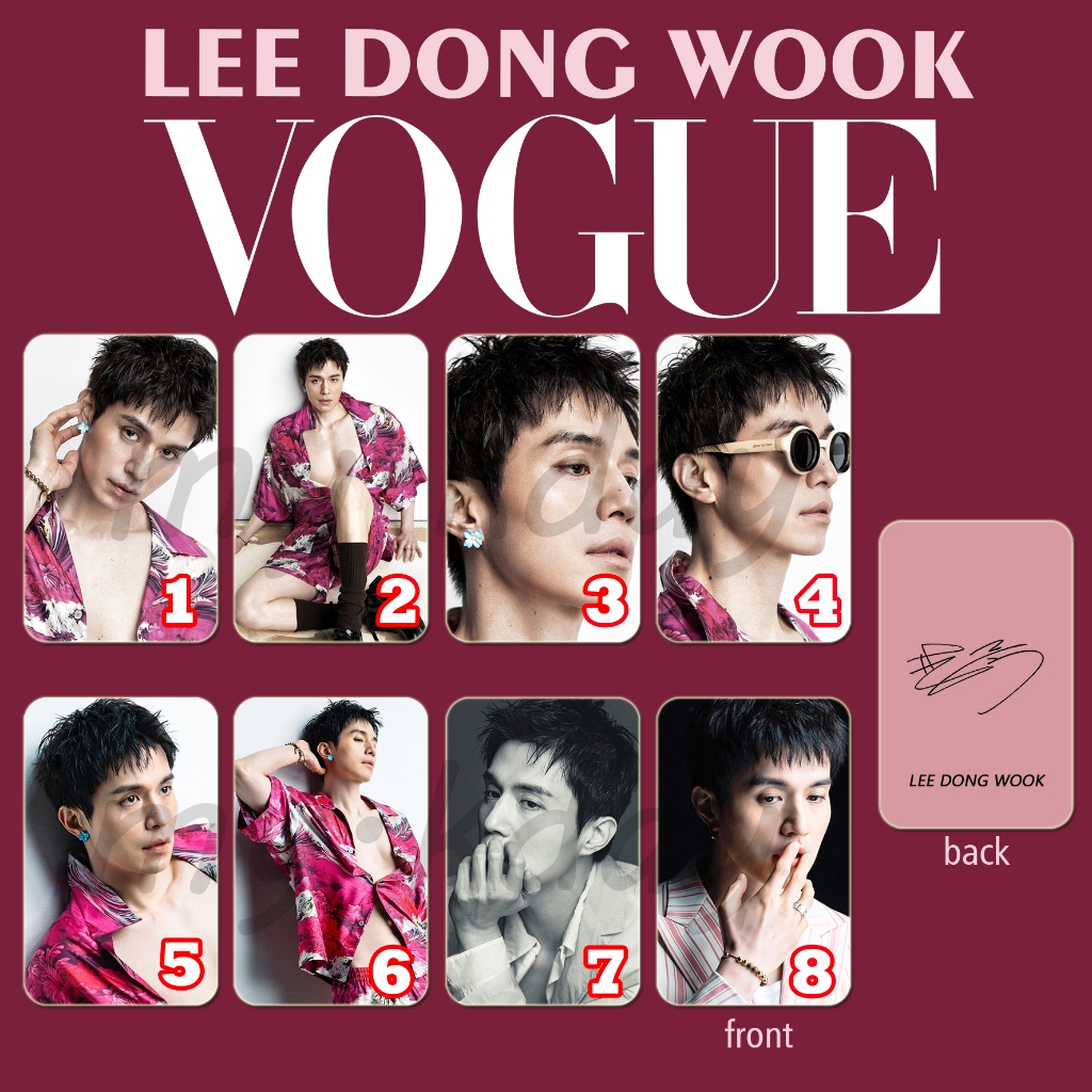PCA-0206, Unofficial Photocard Lee Dong Wook Vo gue 2 sisi