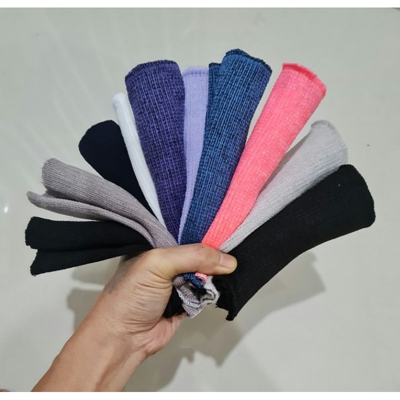 10 PCS CIPUT RAJUT POLOS 1 WARNA SERI TERBARU BAHAN TEBAL