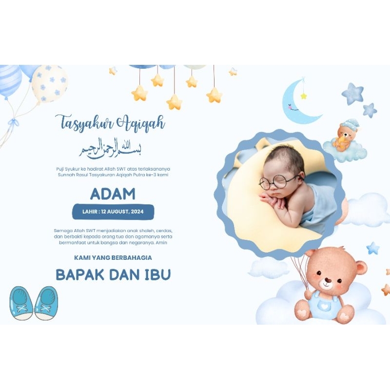 

stiker aqiqah/ stiker nasi box/ stiker ulang tahun/ label box. (berisi 50 pcs)