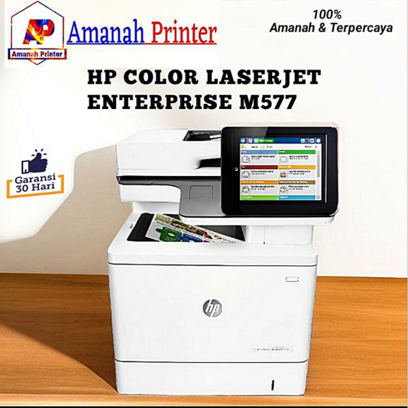 Printer Color HP Laserjet Enterprise MFP M577 Printer Fotocopy Berkualitas