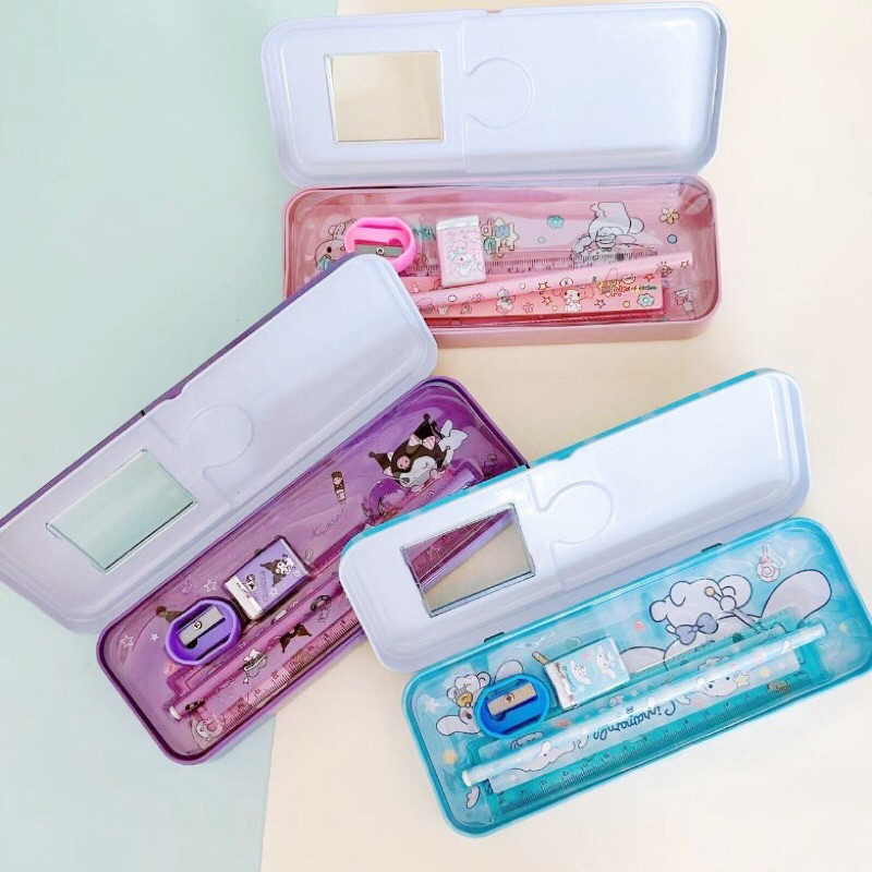 

tempat pensil sanrio stationery karakter kotak pensil pencil case alat tulis sanrio