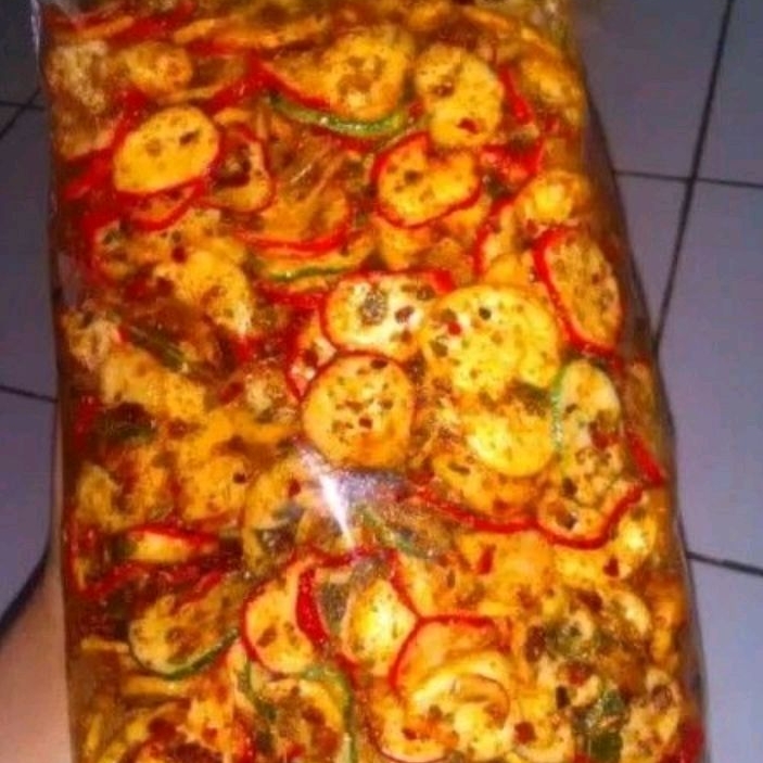 

kerupuk sebring kerupuk seblak kering pedas daun jeruk 500 gram