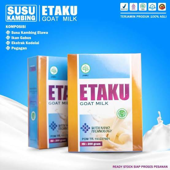 

PROMO TERMURAH!!! Walatra Etaku Goat Milk Asli Original Susu Peninggi Badan Alami Anak & Dewasa