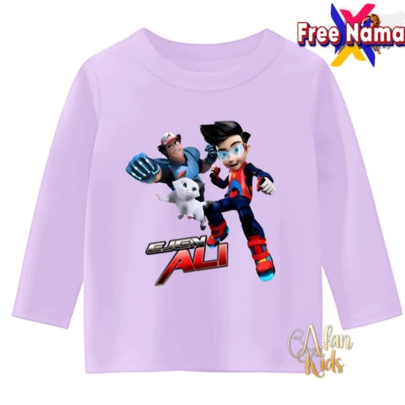 BAJU EJEN ALI SEASON 3 KAOS ANAK LENGAN PANJANG