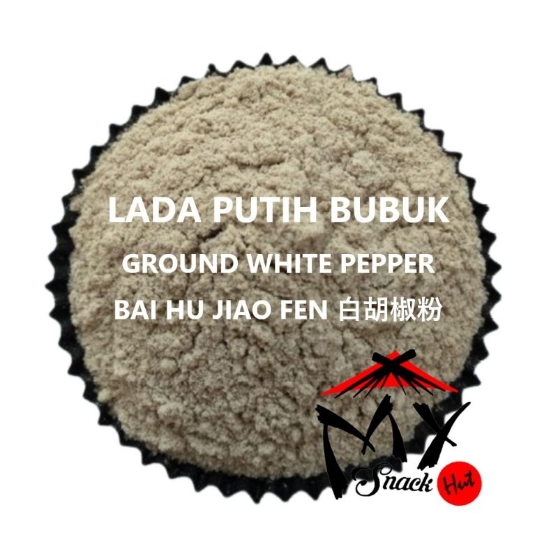 

LADA PUTIH BUBUK 250GR MERICA SAHANG BANGKA WHITE PEPPERCORN BAI HU JIAO FEN POWDER GROUD PREMIUM