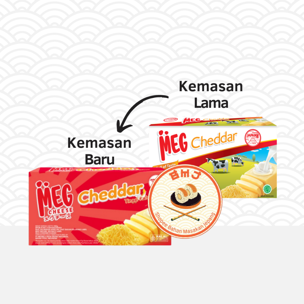 

MEG CHEESE Keju Cheddar Merah 160 g Halal │ Chedar