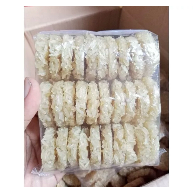 

rengginang mentah kemasan