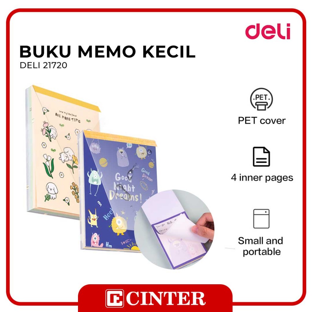 

DELI - NOTE PAD / CATATAN SINGKAT 21720 75X102 MM ISI 100 LEMBAR