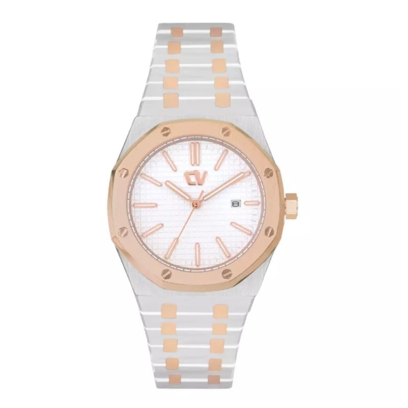 Jam Tangan Pria Wanita CHRIST VERRA CV 10812G&L-14 WHT Original