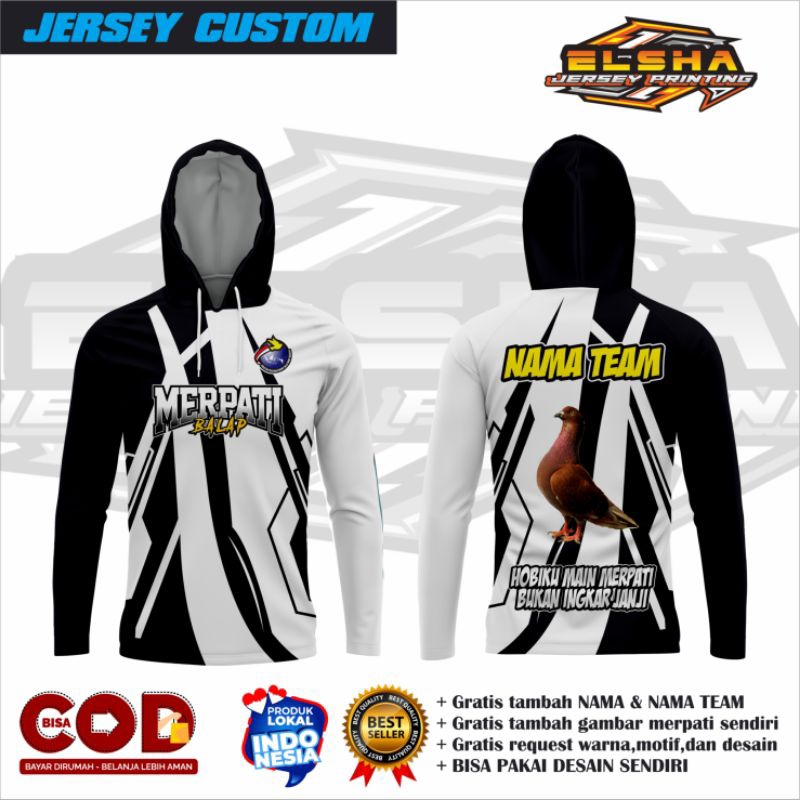 JERSEY MERPATI/JERSEY MERPATI BALAP/JERSEY MERPATI KOLONG CUSTOM/JERSEY MERPATI TERMURAH DAN BEBAS R