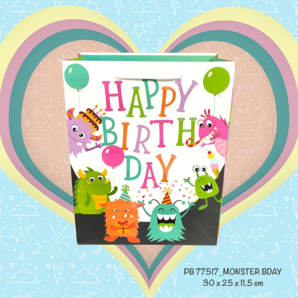 

TOKO ANQA-Tas Kado Gift Bag Paper Bag 30x25.5x11.5cm PB 77517