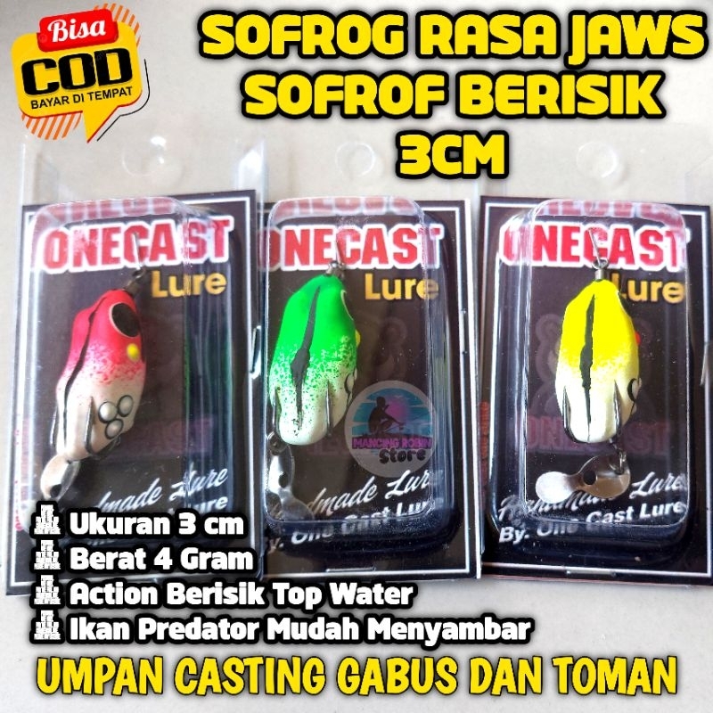 SOFROG RASA JAWS MINI UKURAN 3CM / SOFROG BERISIK