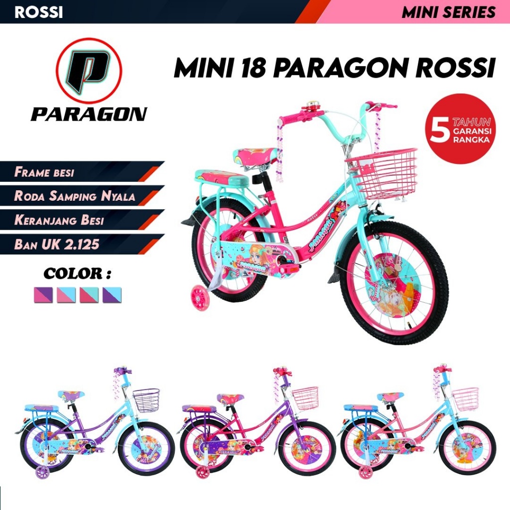 SEPEDA MINI 18" PARAGON ROSSI