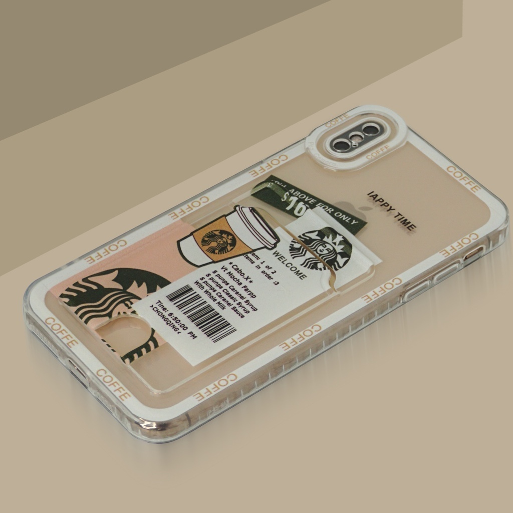 Case Vivo Y22 | Y36 5G/ Y27 5G | Y27 4G | Y27S | Y73 Motif Kartun Slot Card Transparan