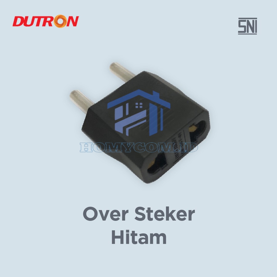 Dutron Over Steker Warna Hitam