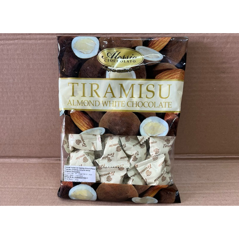 

Ay00! Alessio Cioccolato Almond Chocolate 200gr Tiramisu Assorted Milk Dark Cokelat