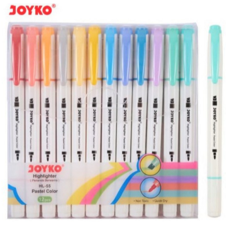 

HL55 Highlighter Stabilo PANJANG Joyko 12 Warna