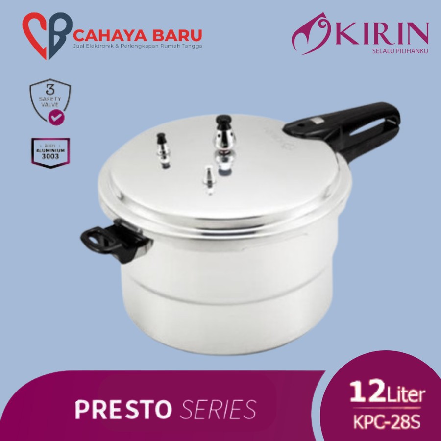Kirin KPC 28S Panci Presto 12L 28cm