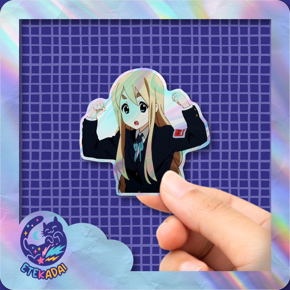 

Stiker Hologram Anime K-ON Tsumugi Kotobuki Mugi kuat